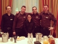 The lovely hotel staff